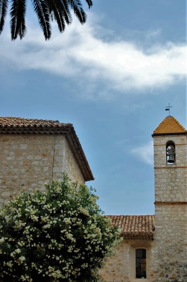 a Medieval stone bell tower